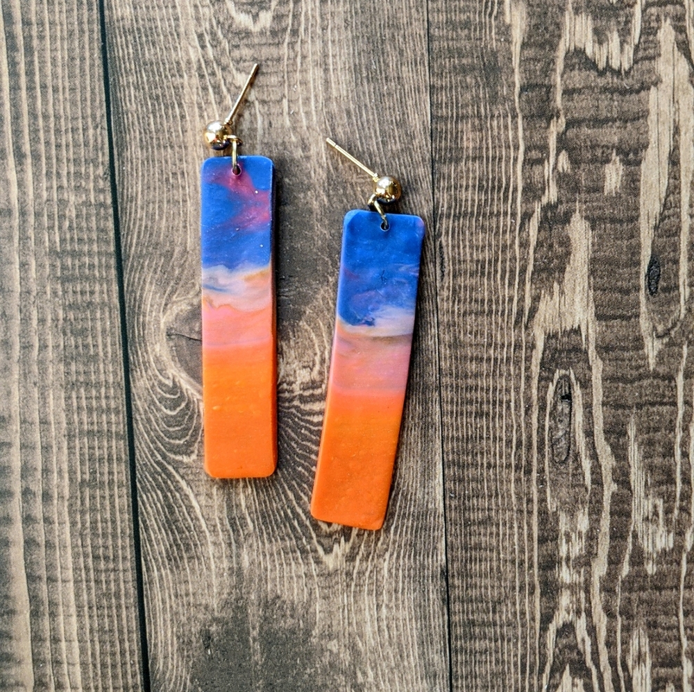 Polymer clay earrings 3 for $30